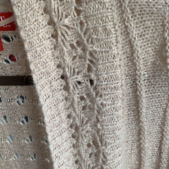 Elle XL open front blush sweater - Picture 6 of 7